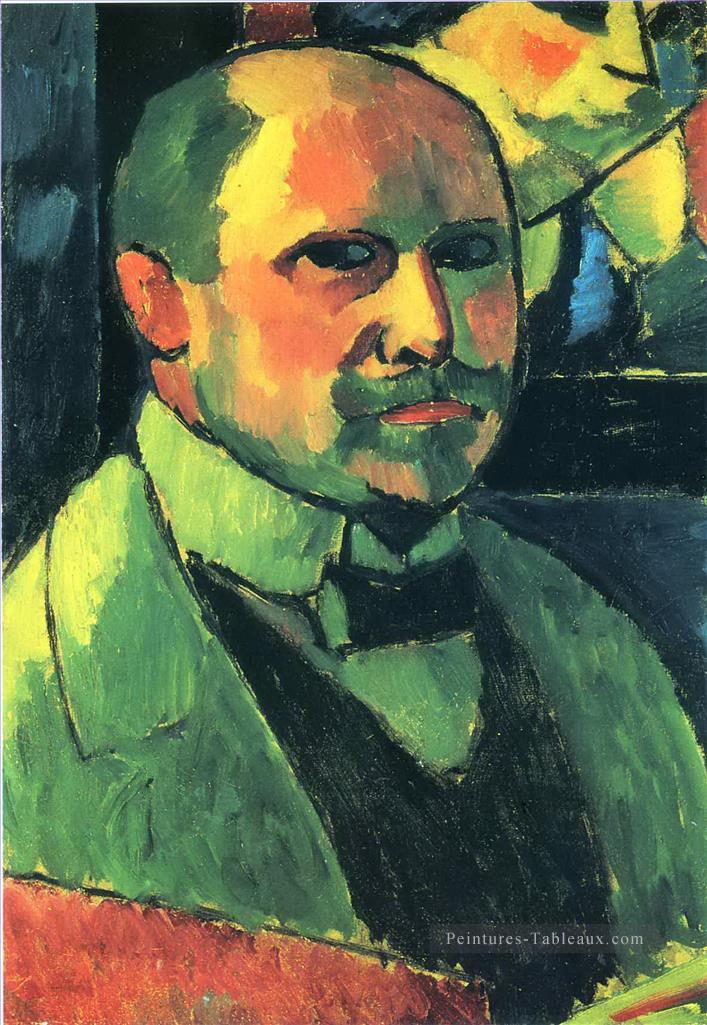 self portrait 1912 Alexej von Jawlensky Peintures à l'huile